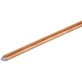 Varilla de tierra 1/2" de 1.5 m recubierta de cobre